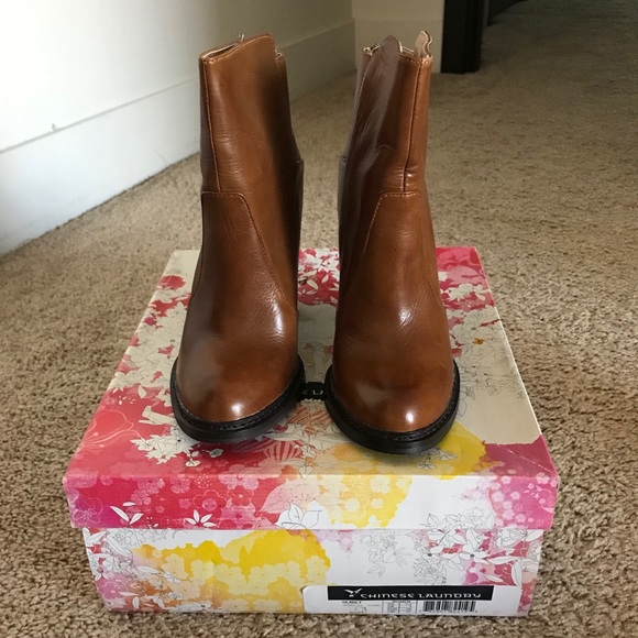 chinese laundry cognac boots